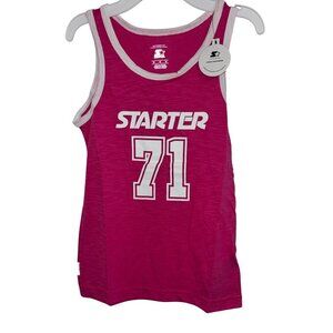 Starter Girls  Authentic Pink "71" Tank Top M